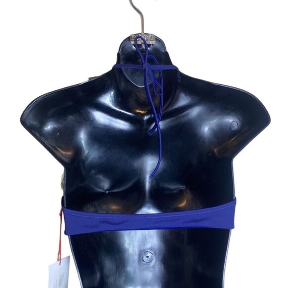 Solid & striped tania bikini top navy blue large nwt - Picture 4 of 4